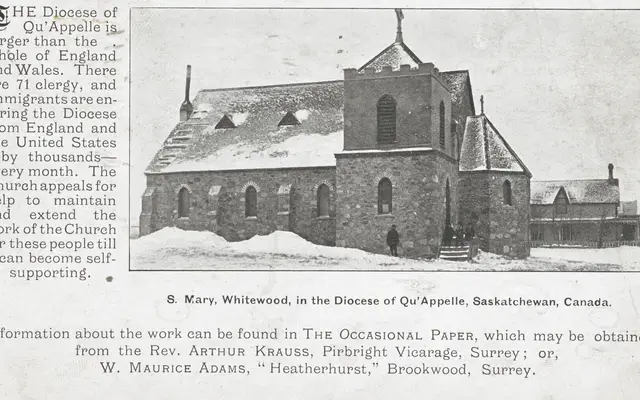 St. Mary's Church, Whitewood, in winter